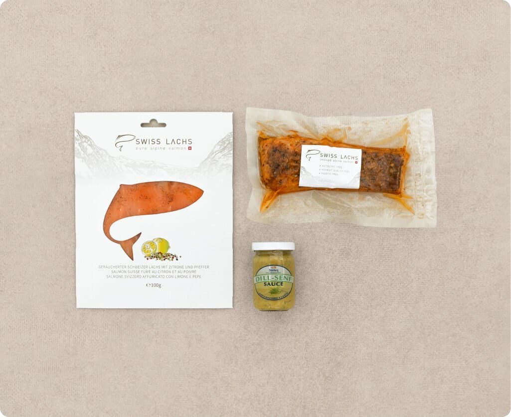 Apéro-Set mit Rauchlachs für 2 Personen
