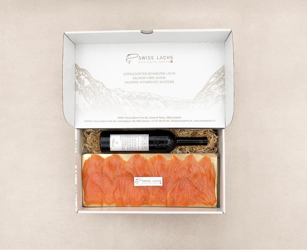Rauchlachs-Filet und Bianco Rovere